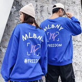 Yankees Sweatshirt Men's and Women's Solid Color Loose Autumn and Winter Clothes Hip Hop