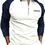 Polo Shirts Spring and Autumn Polo Shirt Men's T-shirt Top