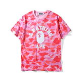 Bape T Shirt Short Sleeve Men and Women Loose-Fitting Casual T-shirt