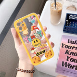 justin b drew phone case Drew Smiley Face IPhone8 Phone Case Apple 11pro Transparent