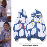 Kanye Hoodie Biber Color Tie-Dyed Hooded Sweater