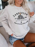 Halloween Costumes Autumn and Winter Sanderson Printed Sweater for Women