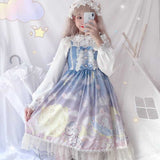 Gothic Lolita Harajuku Style Clothing Observer JSK Lolita Dresses Gradient Lolita