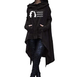 Halloween Costumes Autumn and Winter Halloween Amuck Printed Hooded Mid-Length Sweatshirt Skirt
