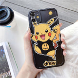 justin b drew phone case Drew Smiley Face iPhone 11 Pro Max Phone Case Apple 7P/8Plus Protective Case Xs/XR