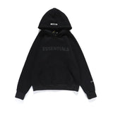 Kanye Hoodie Biber Hooded Sweater 3M Reflective Sleeve Letter Fleece Padded Coat