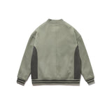 Varsity Jacket for Men Baseball Jackets Fall Color-Blocking Loose Casual Casual Fashionable Baseball Uniform Jacket