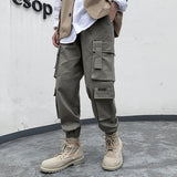 Men Cargo Pants Spring and Autumn Men's Workwear Men's Simple Loose Casual Pants