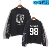 Juice WRLD in Loving Memory Hoodie Hip Hop Singer Juice WRLD Printed Fashion Loose High Collar Sweatshirt