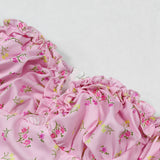 Women Summer Dresses Midi Dress Women Floral off-the-Shoulder Tube Top Long Dress Dress