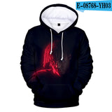 Juice WRLD in Loving Memory Hoodie Rapper Juice WRLD Casual 3D Printed Hood Sweatshirt