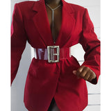 Women Business Professional Attire Fashion Long Sleeve Women's Small Suit Jacket
