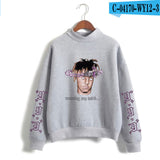Juice WRLD in Loving Memory Hoodie Hip Hop Singer Juice WRLD Printed Fashion Loose High Collar Sweatshirt