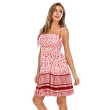 Beth Dutton Bohemian Dress Summer Spring Midi Dresses Sling Midi Dress Beach Holiday Dress
