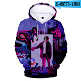 Juice WRLD in Loving Memory Hoodie Rapper Juice WRLD Casual 3D Printed Hood Sweatshirt
