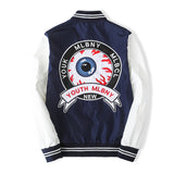 Yankees Letter Jacket Baseball Uniform Spring and Autumn New Thin Jacket Jacket Big Eye Monster