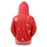 Ugly Christmas Sweater Snowman 3D Digital Printing Couple Long Sleeve Sweater Loose Casual Pullover