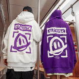 Smiley Face Hoodie High Street Loose Sweater Men Autumn Coat