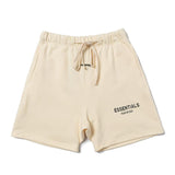 Fog Short Summer European and American High Street Fashion Brand Embroidery Double Line Letter Embroidery Reflective Casual Shorts Fear Of God