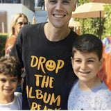 Justin Bieber Drew House Men Women Cotton Top T Shirt Summer Style Women Streetwear Short Sleeve Tshirt Men's and Women's round Neck Bottoming Shirt