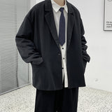 Seersucker Suit Casual Loose Jacket