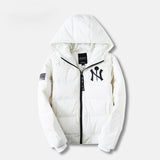 Yankees Autumn and Winter Men's and Women's Warm Fashionable All-Match Warm Coat Thick