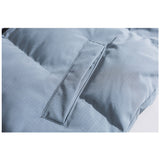 Man Fall Winter Outfis Winter Denim Stitching Stand Collar Cotton-Padded Jacket for Male Students Thermal Cotton-Padded Clothes