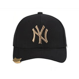 Yankee and Dogers Baseball Cap Men's and Women's Peaked Cap Bee Embroidery
