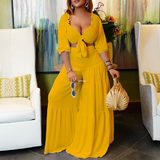 Mariah Carey See through Dress Fashionable Elegant Top Wide Leg Pants Two-Piece Set