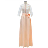 Women Lace Wedding Dress Bow Lace-up Backless Tutu Dress