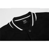 Letterman Jacket Outfit Senior Jackets Varsity Baseball Coat Embroidered Jacket Coat Men's Loose Lapel Sports Baseball Uniform