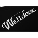 We11done Hoodie Graffiti round Neck Loose Men's and Women's Long Sleeves Sweatshirt