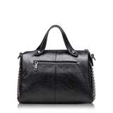 The Teacher Tote Autumn and Winter Genuine Leather Women's Bag Vintage First Layer Cowhide Pillow Bag Shoulder Women Hand-Carrying Crossbody Bag