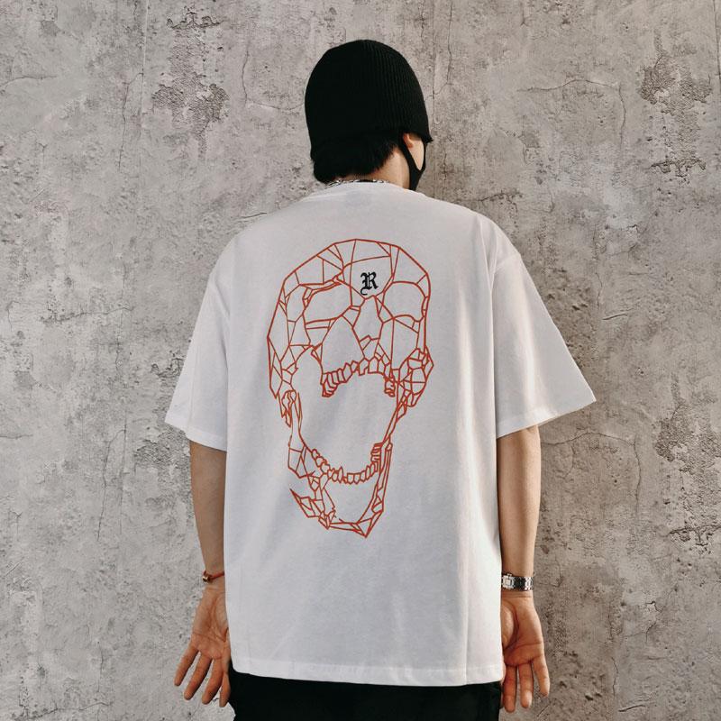 Revenge T Shirt Revenge Printed Men's and Women's High Street Short-Sleeved T-shirt