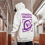 Smiley Face Hoodie High Street Loose Sweater Men Autumn Coat