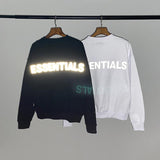 Fog Sweatshirt Duplex LightReflecting Hoodie Pullover Velvet Padded Bottoming Shirt Men and Women Fear Of God
