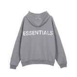 Fog Hoodie Autumn and Winter 3M Reflective Letter Embroidery Hoodie Sweater Fear Of God