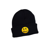 Justin Bieber Toque Autumn and Winter Smiling Face Smiling Face Knitted Hat Hip Hop