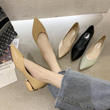 Nude Chunky Heel