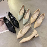 Nude Chunky Heel