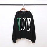 Vlone Sweatshirt HipHop Street Pullover Sweater for Men