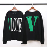 Vlone Sweatshirt HipHop Street Pullover Sweater for Men