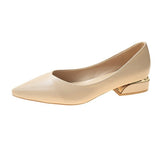 Nude Chunky Heel