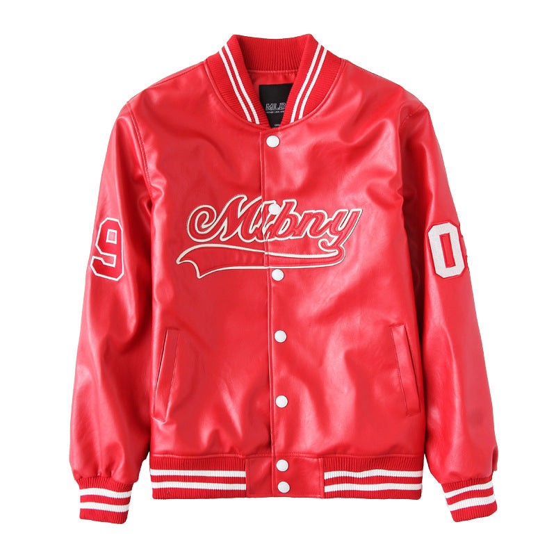Yankee Letterman Jacket Outfit Senior Jackets Varsity Baseball College Coat Mlbny Men's Coat Embroidered Couple