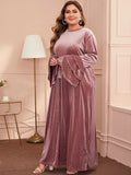 Muslim Women Stylish Kashibo Abaya Muslim Ladies Long Gown Islamic Clothing Jilbab Jalabiya Fashion Flared Sleeves Casual Long Dress