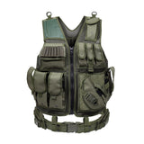 Tactics Style Men's Outdoor Vest Tactical Vest Outdoor Camouflage Tactical Vest Adventure Vest Multi-Functional Vest