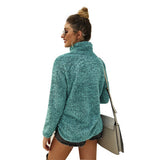 Women Sherpa Jacket Autumn and Winter New Turtleneck Sweater Sweater