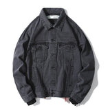 Off White Winter Coat Autumn and Winter Monet Oil Painting Graffiti Arrow