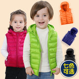 Kids Winter Coats Puffer Jacket down Coat Children's down Jacket Vest Hooded