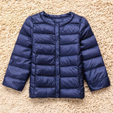 Kids Winter Coats Puffer Jacket down Coat Autumn and Winter round Neck Short Warm